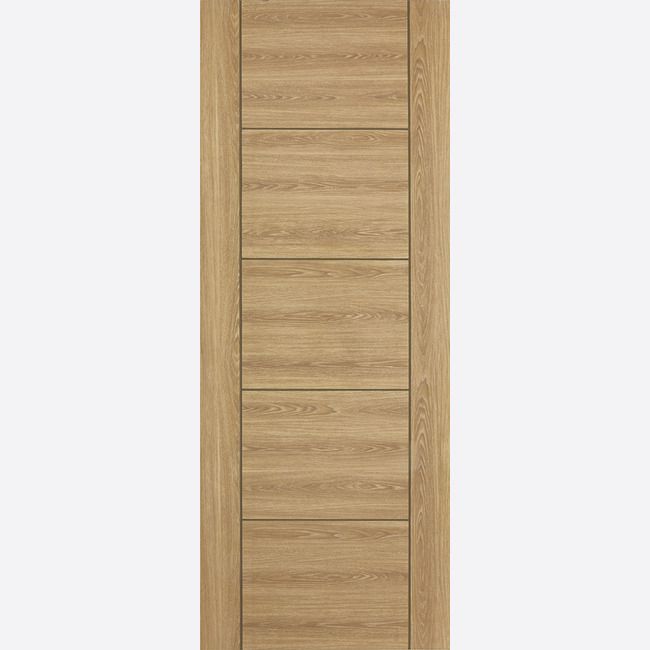 LPD Oak Vancouver 5P Fire Door (FD60)