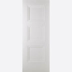 Internal White Amsterdam 3 Panel Fire Rated Door