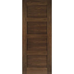 Deanta Internal Walnut Coventry Door Pre-Finished Shaker 4 Panel