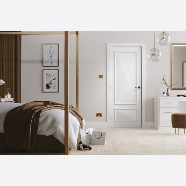Internal White Knightsbridge 2 Panel Door