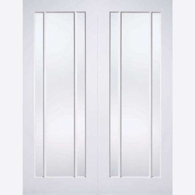 Internal White Lincoln Glazed Pair Of Doors French Doors