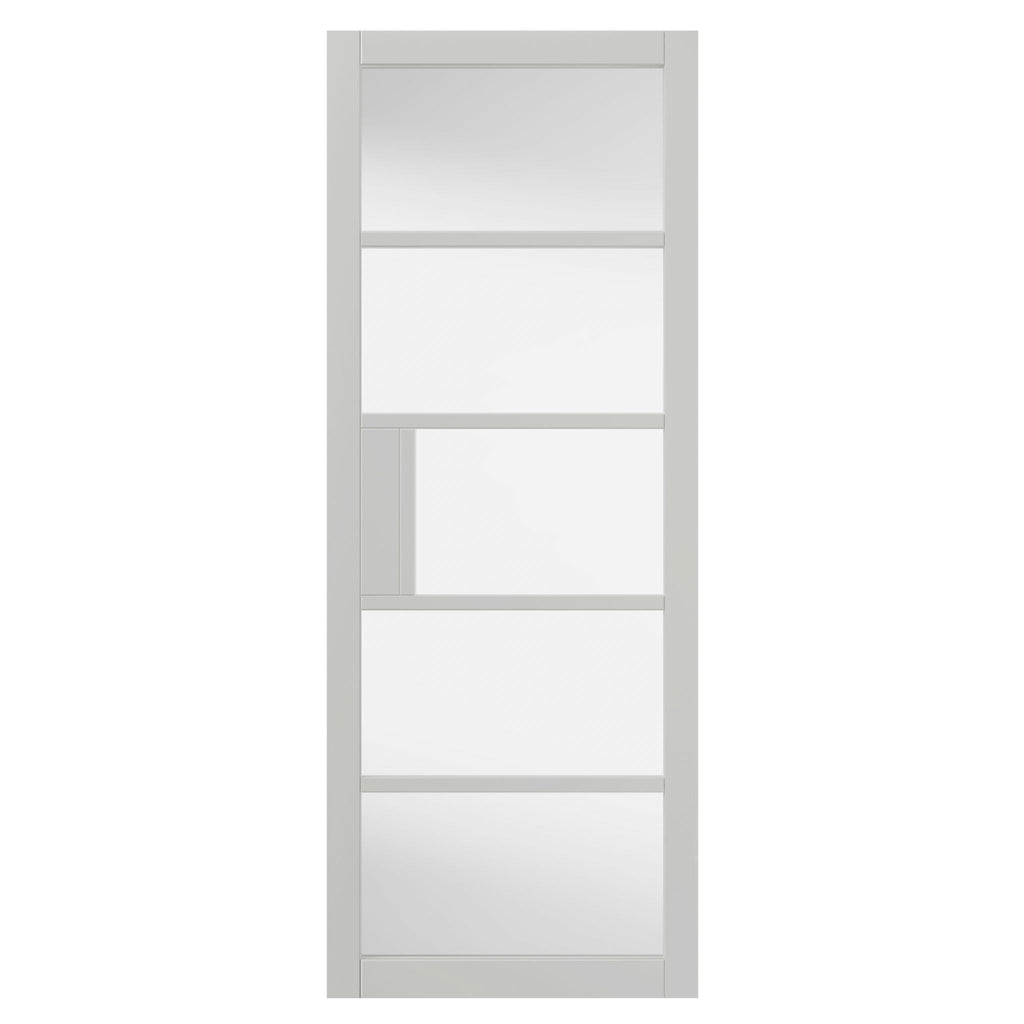 Liberty Internal White Industrial Metro 5L Glazed Door Prefinished