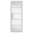 Liberty Internal White Industrial Metro 5L Glazed Door Prefinished
