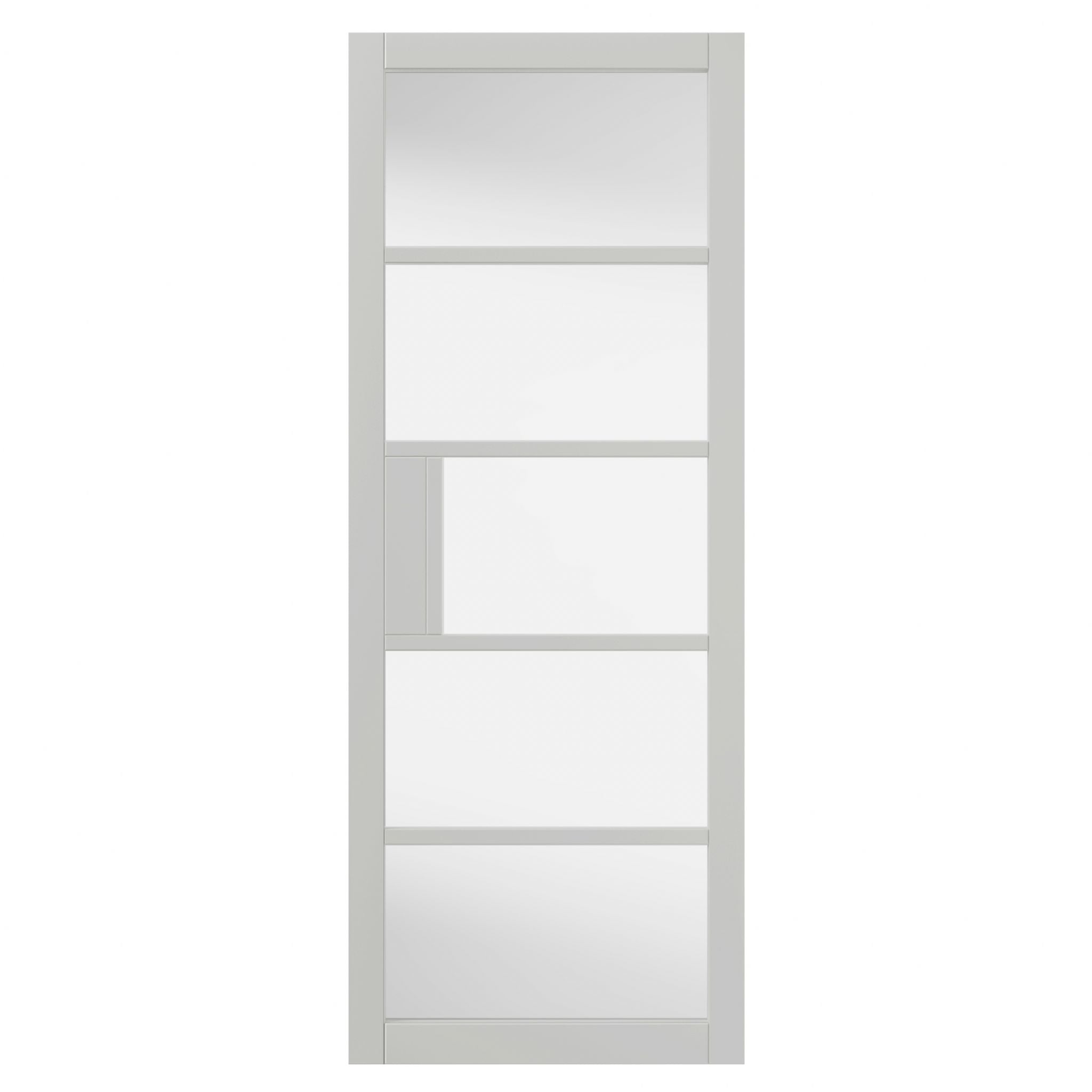 Liberty Internal White Industrial Metro 5L Glazed Door Prefinished
