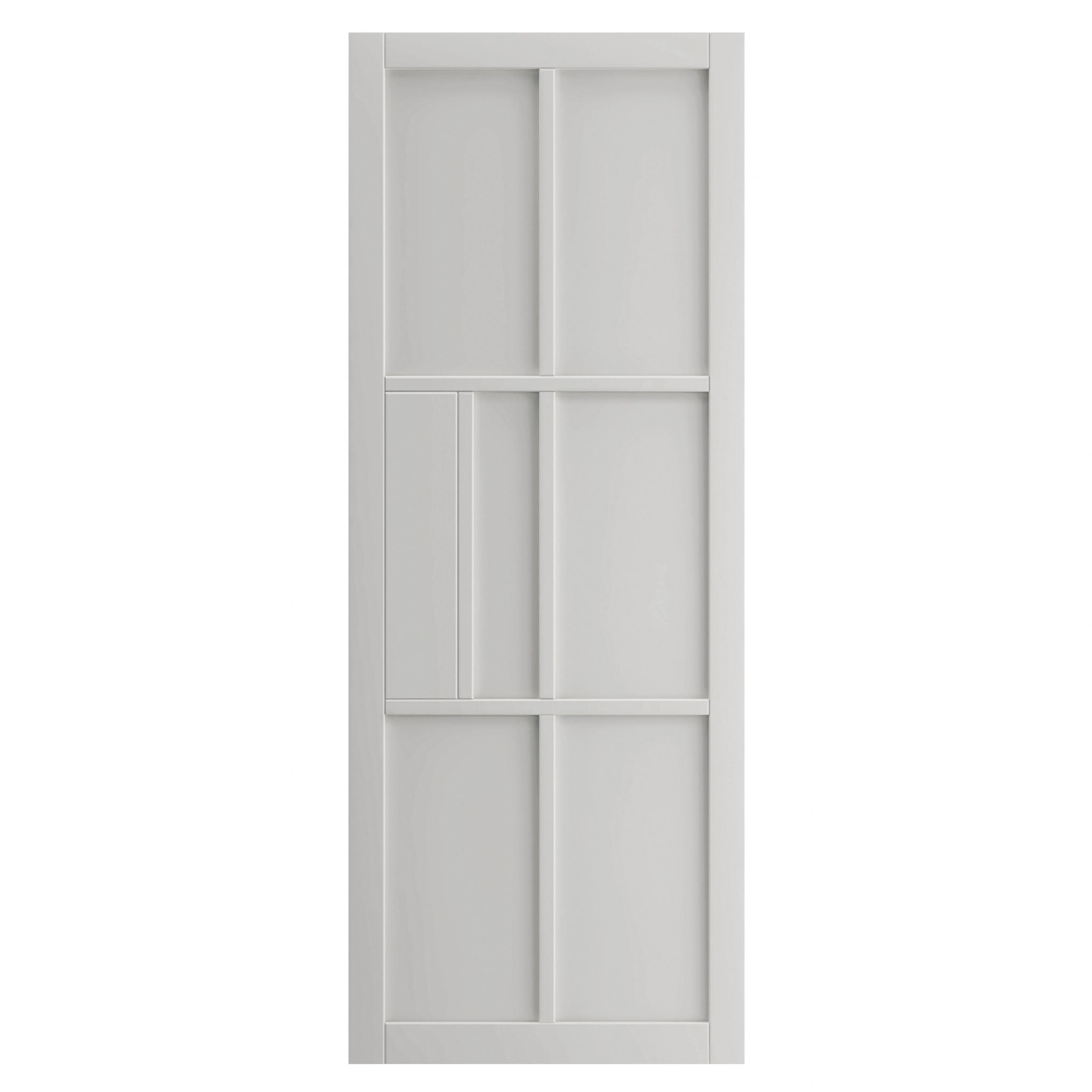 Liberty Internal White Industrial Civic 6P Door Pre-Finished