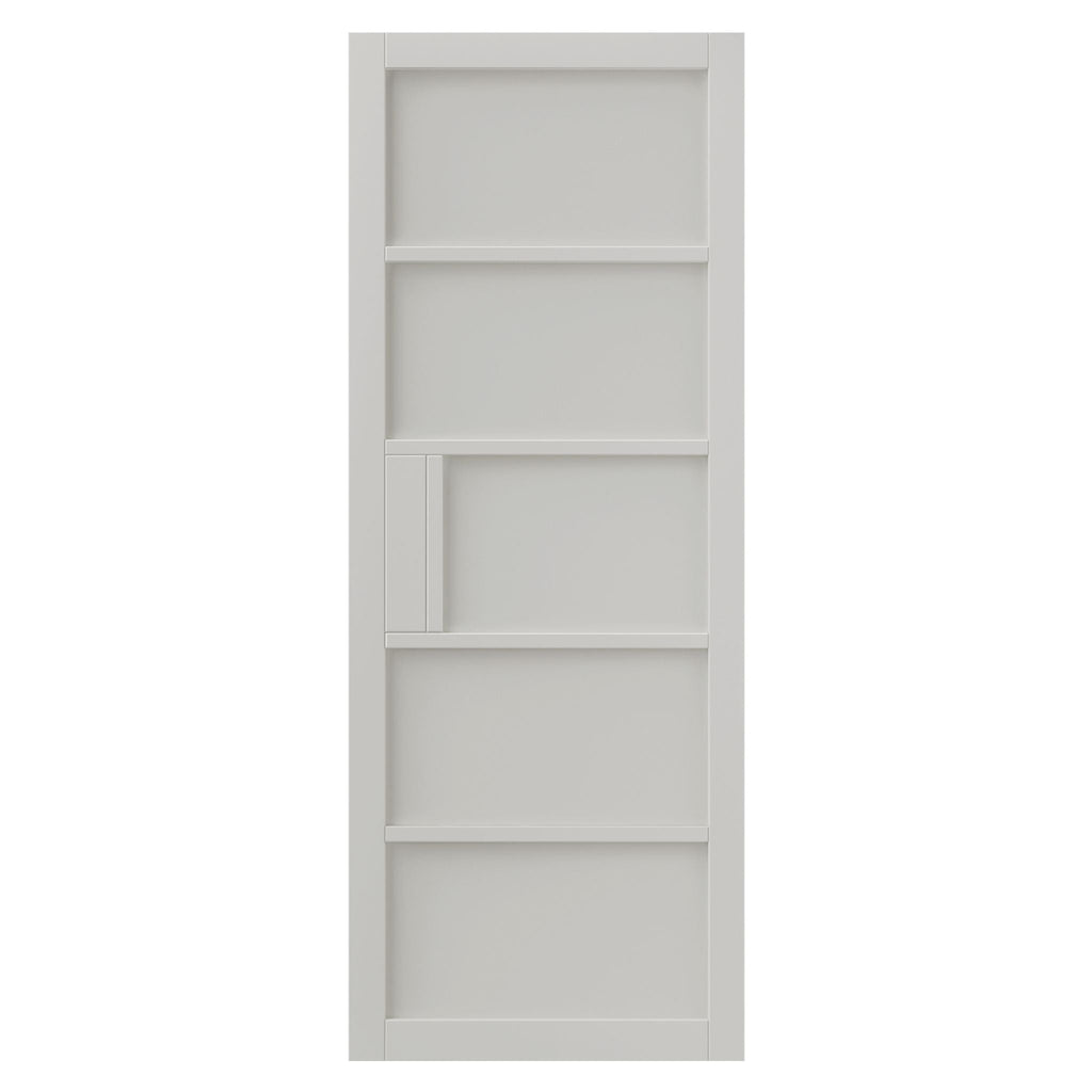 Liberty Internal White Industrial Metro 5P Door Prefinished