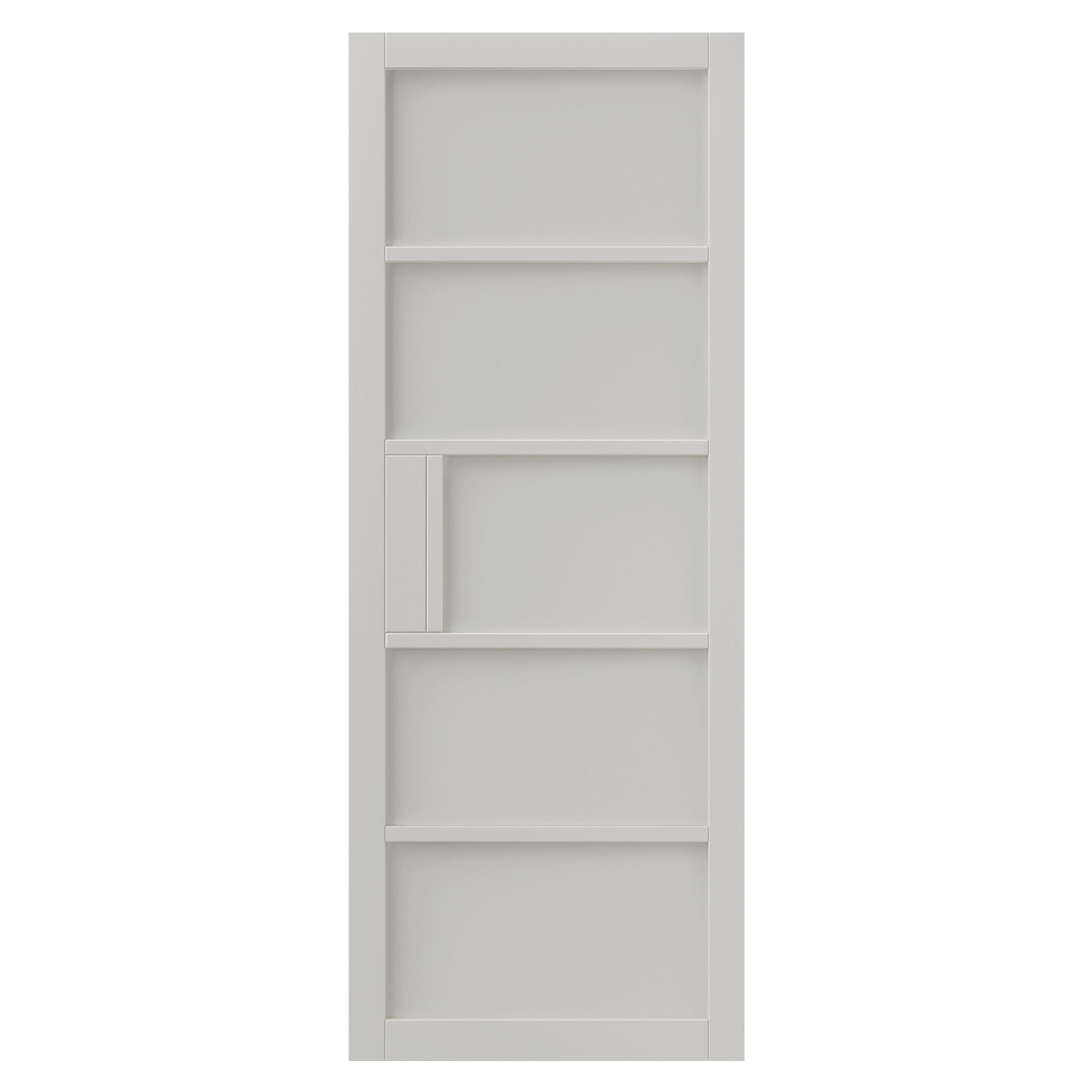 Liberty Internal White Industrial Metro 5P Door Prefinished