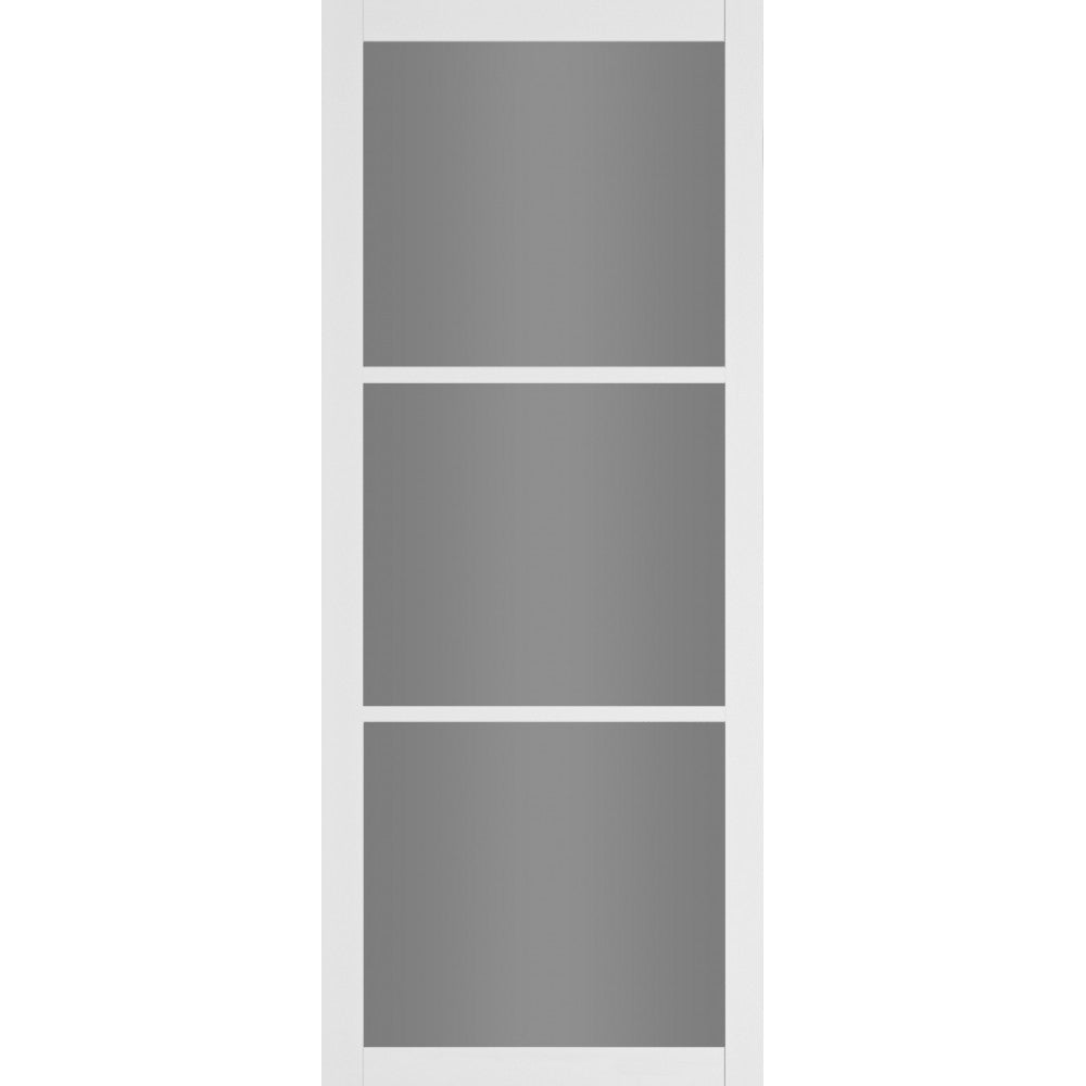 Deanta Internal White Primed Camden Tinted Glazed Door Urban Industrial