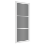 Deanta Internal White Primed Camden Tinted Glazed Door Urban Industrial