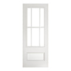 Deanta Internal White Primed Canterbury Clear Glazed Door