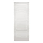 Deanta Internal White Primed Coventry Shaker Fire Door 4 Panel