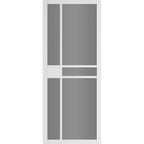 Deanta Internal White Primed Dalston Tinted Glazed Door Urban Industrial