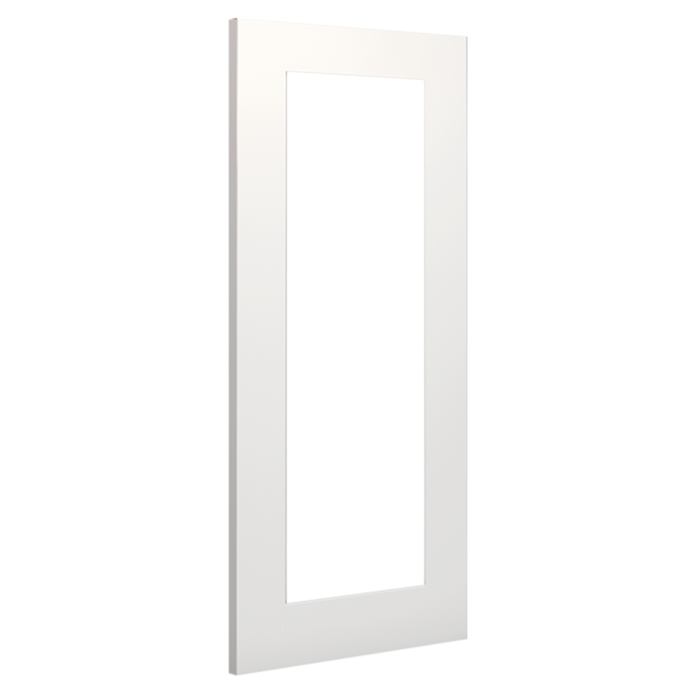 Deanta Internal White Primed Denver Clear Glazed Door Shaker 1L