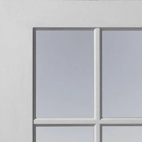 Liberty Faro White Primed Glass Internal Door