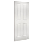 Deanta Internal White Primed Rochester Fire Door 4 Panel FD30