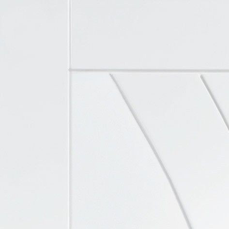 Internal White Primed Salerno Solid Fire Door