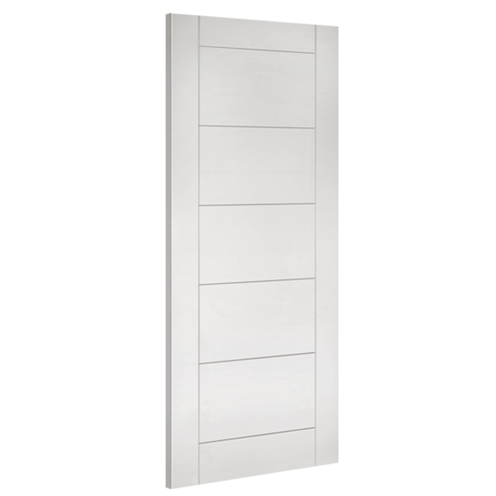 Deanta Internal White Primed Seville Panel Door