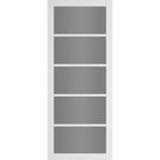 Deanta Internal White Primed Shoreditch Tinted Glazed Door Urban Industrial