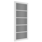 Deanta Internal White Primed Shoreditch Tinted Glazed Door Urban Industrial