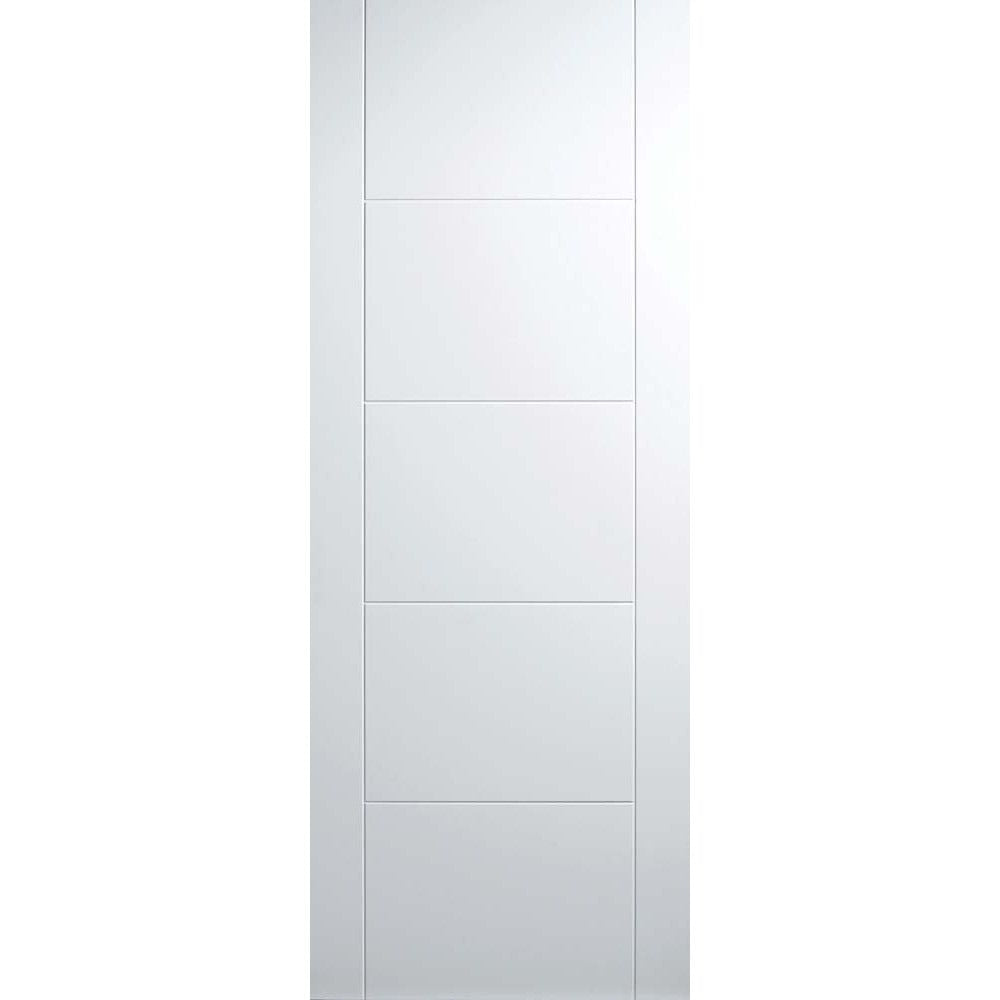 Internal White Solid Primed Vancouver 5P Fire Door