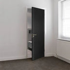 Liberty Aria Fluted Black Laminate Internal Door
