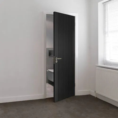 Liberty Aria Fluted Black Laminate Internal Door