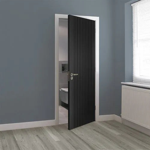 Liberty Aria Fluted Black Laminate Internal Door