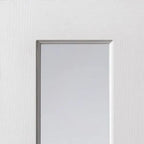 Liberty Canterbury Grained White Primed 2 Light Clear Glass Internal Door