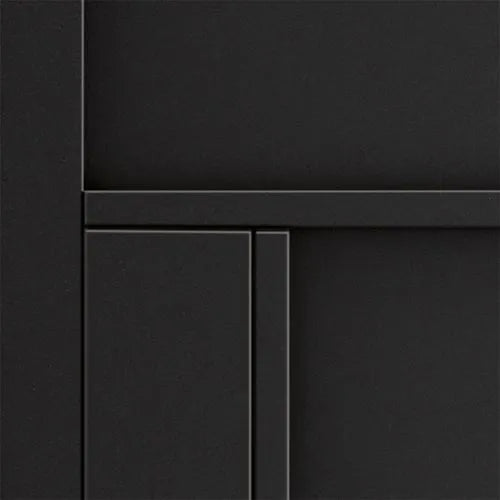 Liberty Cosmo Black Fully Finished 3 Panel Internal Door