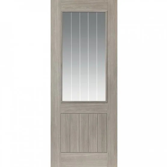 Liberty Colorado Fully Finished Grey Glass Internal Door