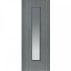 Liberty Pintado Fully Finished Grey Glass Internal Door