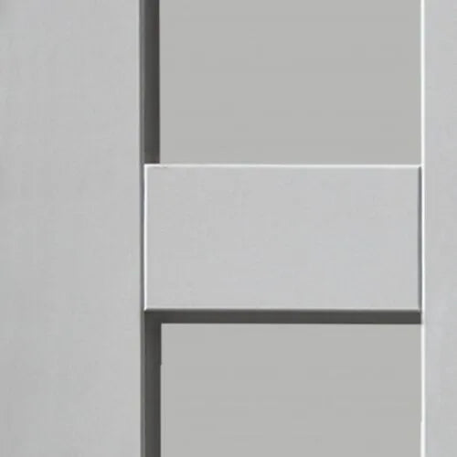 Liberty Internal White Primed Montserrat Shaker Panel Bi-Fold Door