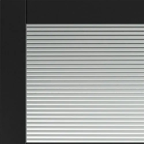 Liberty Metro Black Fully Finished 5 Light Reeded Glass Internal Door