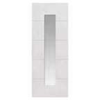 Liberty Moulded White Primed Clear Glass Internal Door - 1981mm x 762mm (78x30 inch)