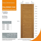 Liberty Palomino Contemporary Fully Finished Oak Internal Door