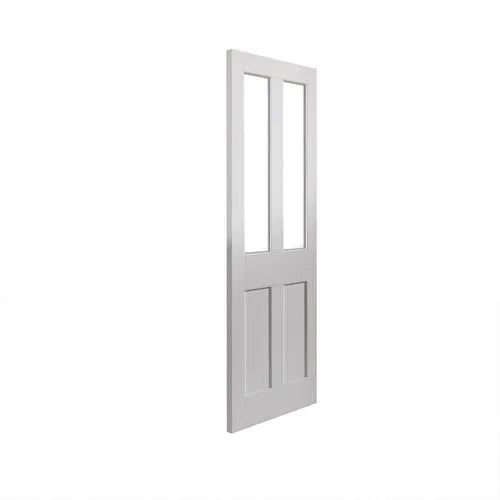 Liberty Rushmore Primed White 2 Light Clear Glass Internal Door