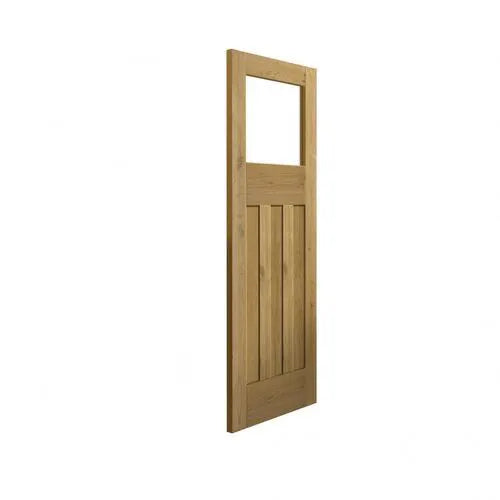 Liberty DX 1930s Edwardian Fully Finished Oak 1 Light Glass Internal Door - 1981mm x 762mm (78 inch x 30 inch)