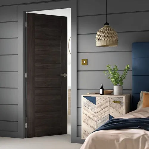 Liberty Tigris Cinza Contemporary Fully Finished Dark Grey Internal Door