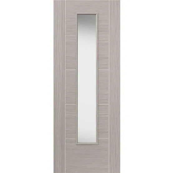 Liberty Tigris Lava Fully Finished Grey Glass Internal Door