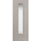 Liberty Tigris Lava Fully Finished Grey Glass Internal Door