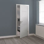 Liberty Tigris Grooved Fully Finished White Internal Ladder Door