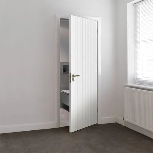 Liberty Aria Fluted White Primed Oak Internal Door