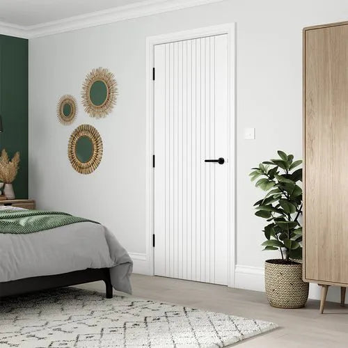 Liberty Aria Fluted White Primed Oak Internal Door
