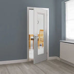 Liberty Belton White Primed 1 Light Clear Glass Internal Door