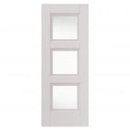 Liberty Catton White Primed 3 Light Clear Glass Internal Door