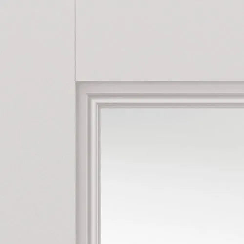 Liberty Catton White Primed 3 Light Clear Glass Internal Door