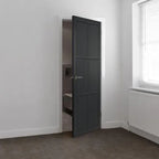 Liberty Civic Urban Industrial Fully Finished Black Internal Door