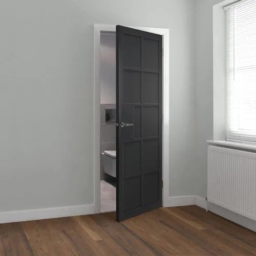 Liberty Plaza Urban Industrial Fully Finished Black Internal Door