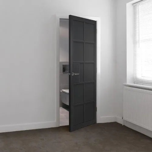 Liberty Plaza Urban Industrial Fully Finished Black Internal Door