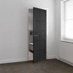 Liberty Plaza Urban Industrial Fully Finished Black Internal Door